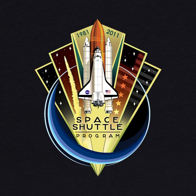 NASA Space Shuttle Program Commemorative Patch by Blake Dumesnil Designs